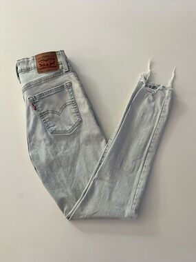 Levi’s 721 High Rise Skinny Jeans Women size 28 Light Wash